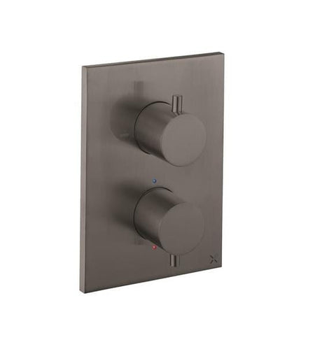 Crosswater Concealed Shower Valve Slate Crosswater MPRO Crossbox 3 Outlet Trimset