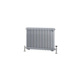 Eastbrook Column Radiator Eastbrook Rivassa Traditional 2 Column Radiator in Chrome Effect