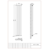 Aquarius Athens Double Vertical Column Radiator
