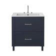 Heritage Floor Standing Vanity Unit Midnight Blue / 3 Heritage Lynton 800mm Floor Standing Unit with Basin