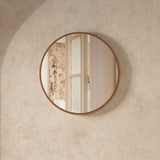Crosswater Standard Mirror 500mm / Brushed Bronze Crosswater Infinity Round Framed Mirror