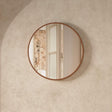 Crosswater Standard Mirror 500mm / Brushed Bronze Crosswater Infinity Round Framed Mirror