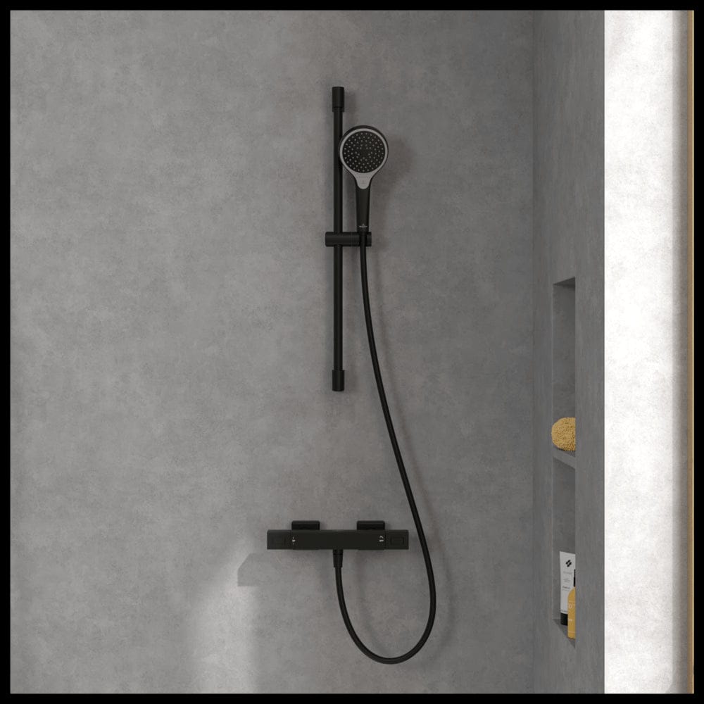 Villeroy & Boch Exposed Shower Valve Villeroy & Boch Universal Exposed Thermostatic Square Shower Valve
