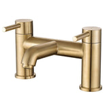 Aquarius Bath Mixer Brushed Brass Aquarius Zanelli Bath Filler Tap