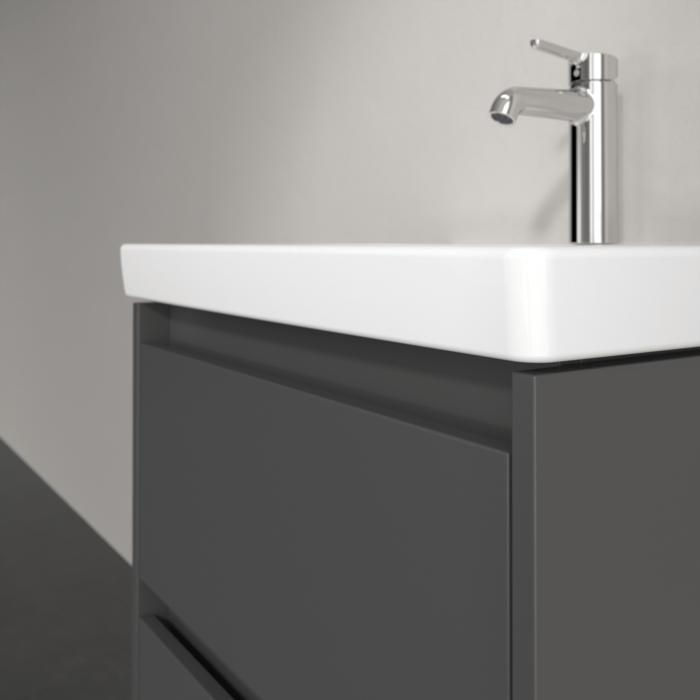 Villeroy & Boch Wall Mounted Vanity Unit Villeroy & Boch Skyla Wall Mounted 600mm Two Drawer Vanity Unit with Basin