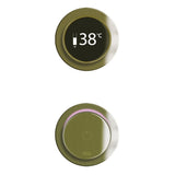 TED Concealed Shower Valve Brushed Brass TED Togo 2/3 Outlet Concealed Digital Shower Valve with Ring Style Plate