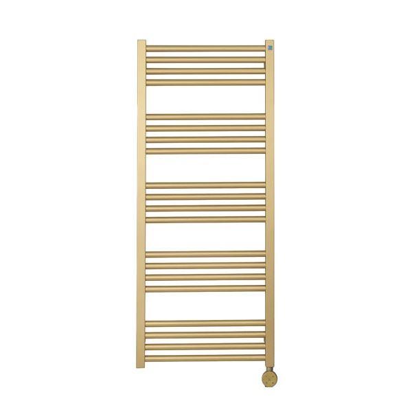 Crosswater Ladder Rails Crosswater MPRO All Electric Towel Warmer in Brushed Brass