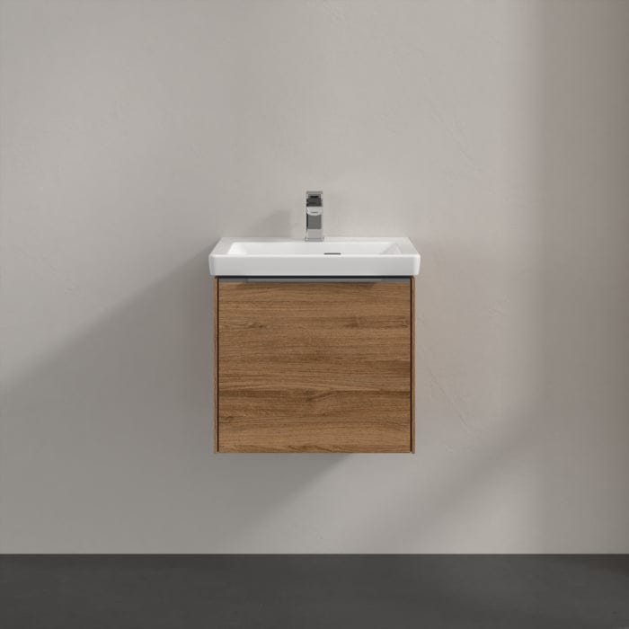 Villeroy & Boch Wall Mounted Vanity Unit Villeroy & Boch Subway 3.0 Wall Hung 500mm One Drawer Vanity Unit with Basin