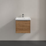 Villeroy & Boch Wall Mounted Vanity Unit Villeroy & Boch Subway 3.0 Wall Hung 500mm One Drawer Vanity Unit with Basin