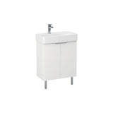 Imex Floor Standing Vanity Unit Imex Blade Floor Standing  600mm Double Door Vanity Unit with Basin