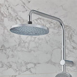 Hansgrohe Exposed Shower Set Hansgrohe Vernis Blend Showerpipe 200 Exposed Thermostatic Shower Set with Fixed Shower Head and Handset in Chrome