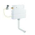 Crosswater Concealed Cistern Brushed Nickel Crosswater Concealed Cistern Set with Flush Button - 390 x 345 x 115mm
