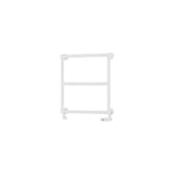Eastbrook Traditional Towel Rail Eastbrook Stour Vertical Traditional Heated Towel Rail - 690 x 600 in Matt White