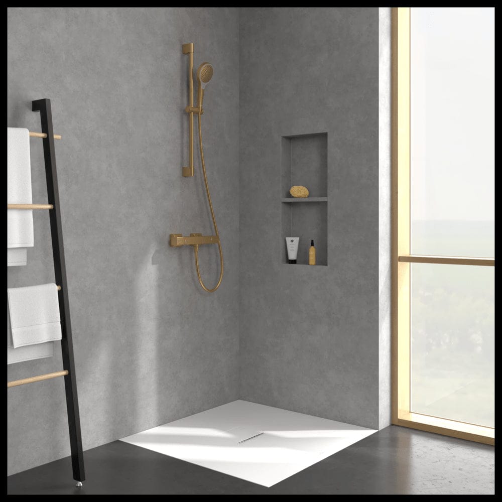 Villeroy & Boch Exposed Shower Valve Villeroy & Boch Universal Exposed Thermostatic Square Shower Valve