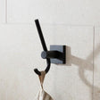 Miller Robe Hook Matt Black Miller Atlanta Double Robe Hook