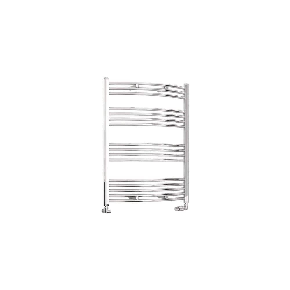 Eastbrook Wendover Curved Vertical Heated Towel Rail in Chrome