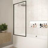 Merlyn Bath Screen Merlyn 8mm Fixed Framed Single Square Bath Screen