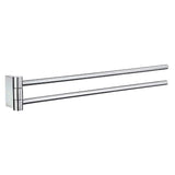 Smedbo Towel Rails and Rings Smedbo Air Double Swing Arm Towel Rail in Chrome