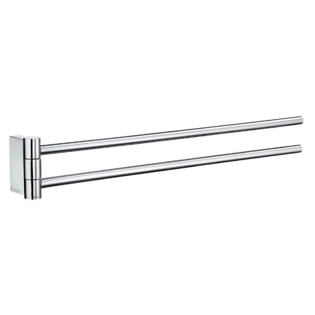 Smedbo Towel Rails and Rings Smedbo Air Double Swing Arm Towel Rail in Chrome