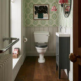 Heritage Cloakroom Vanity Unit Heritage Caversham 400mm Floor Standing  Cloakroom Unit with 1 Tap Hole Basin