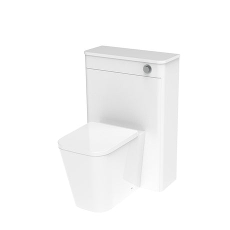 Saneux WC Back To Wall Unit Matte White Saneux Hyde WC Unit - 600mm Wide