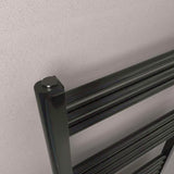 Eastbrook Ladder Rail Eastbrook Wendover Straight Heated Towel Rail in Black Gold