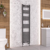 Eastbrook Wendover Straight Heated Towel Rail in Anthracite