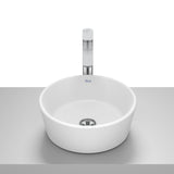 Roca Countertop Basin Matt White Roca Optica  Round Countertop Basin