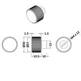 Aquarius Bathrooms Furniture Handle Aquarius Leighton Furniture Handle