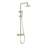 Aquarius Bathrooms Exposed Shower Set Aquarius RainLux Cool Touch Adjustable Round Exposed Shower Valve and Kit