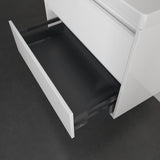 Villeroy & Boch Wall Mounted Vanity Unit Villeroy & Boch Skyla Wall Mounted 800mm Two Drawer Vanity Unit with Basin
