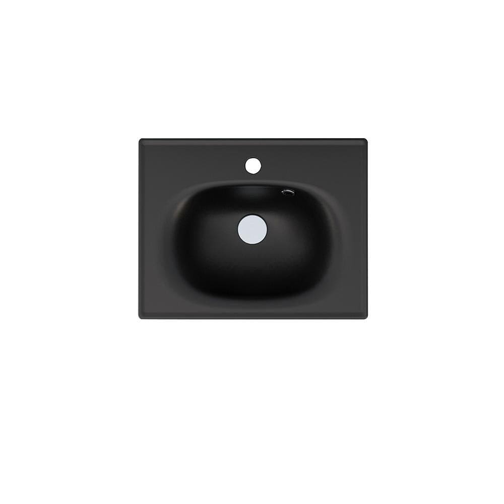 Imex Croma Wall Mounted Single Drawer 500mm Vanity Unit with 1 Tap Hole Basin