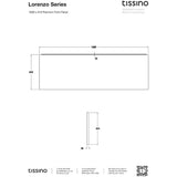 Tissino Bath Panel 1600 x 510mm / Premium Tissino Lorenzo Front Bath Panel