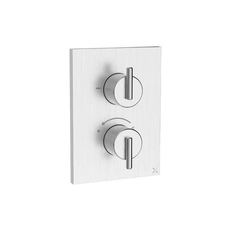 Crosswater Concealed Shower Valve Crosswater 3ONE6 Lever Crossbox 2 Outlet Multi-Flow Trimset