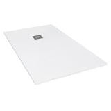 Tissino Rectangle Shower Tray 1500 x 700mm Tissino Giorgio2 Rectangle Shower Tray in White Slate