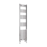 Eastbrook Wendover Curved Vertical Heated Towel Rail in Chrome