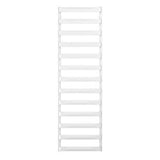 Crosswater Designer Towel Radiator 1630 x 500 / Dual Fuel Crosswater Air Designer Towel Radiator in Soft White Matt