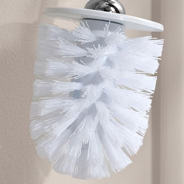 Miller Toilet Brush Miller Stockholm Wall Mounted Toilet Brush and Holder in Chrome