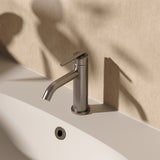 Crosswater Mono Basin Tap Stainless Steel Crosswater 3ONE6 Lever Monobloc Basin Mixer Tap