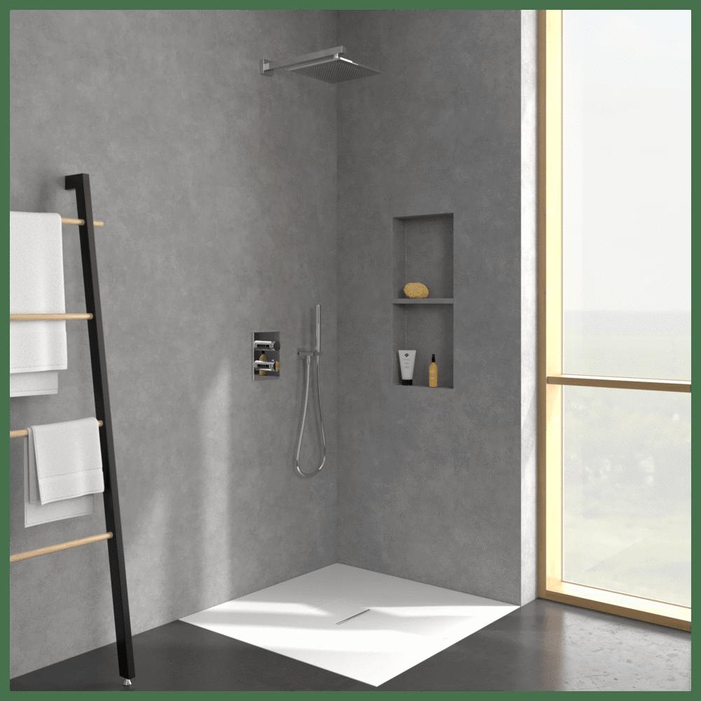 Villeroy & Boch Concealed Shower Set Villeroy & Boch Concealed Complete Shower Set with Shower Head and Handset