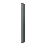 Reina Panel Radiator 1800 x 218mm / Anthracite Reina Flat Vertical Single Panel Radiator