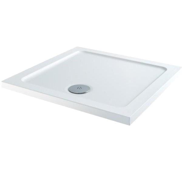 Aquarius Square Shower Tray Aquarius Vital Stone Resin Square Shower Tray