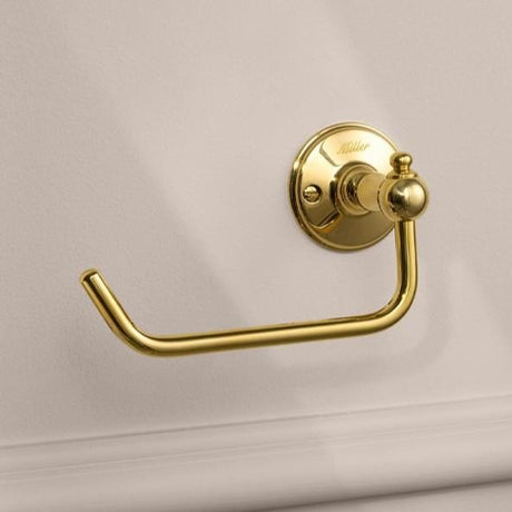Miller Toilet Roll Holder Polished Brass Miller Stockholm Swivel Toilet Roll Holder