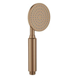 Flova Shower Handset Brushed Bronze Flova Round Pressure Boost Shower Handset