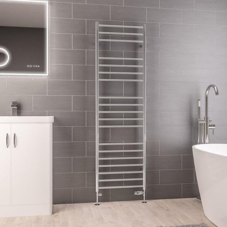 Eastbrook Ladder Rail 1630 x 500mm / Central Heating Eastbrook Violla Straight Vertical Heated Towel Rail