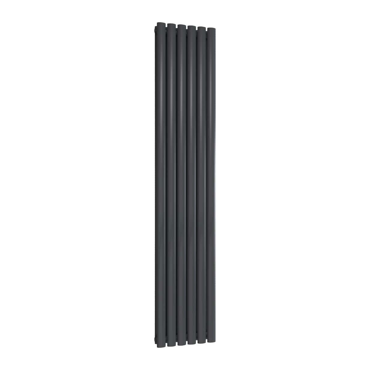 Reina Panel Radiator 1800 x 354mm / Anthracite Reina Neva Vertical Double Panel Central Heating Radiator