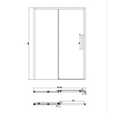 Crosswater Sliding Shower Door Crosswater Asura 8mm Sliding Shower Door