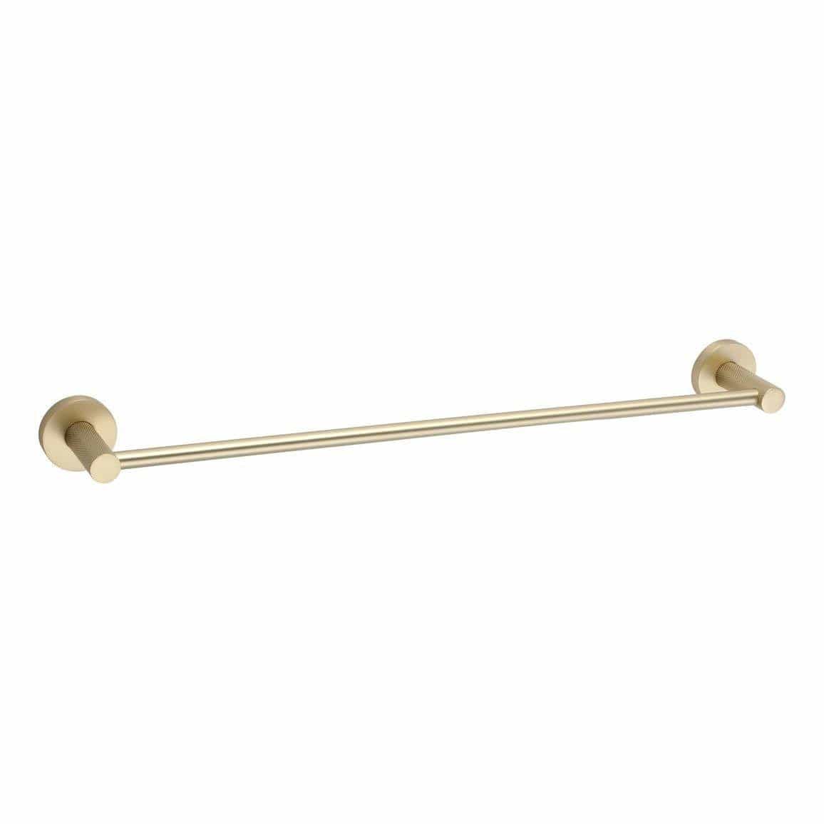 Aquarius Bathrooms Towel Rails and Rings Brushed Brass Aquarius Mode 550mm Towel Rail