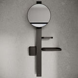 Ideal Standard Cosmetic and Shaving Mirror Silk Black Ideal Standard ALU+ Small Beauty Bar with Mirror