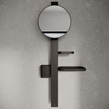 Ideal Standard Cosmetic and Shaving Mirror Silk Black Ideal Standard ALU+ Small Beauty Bar with Mirror